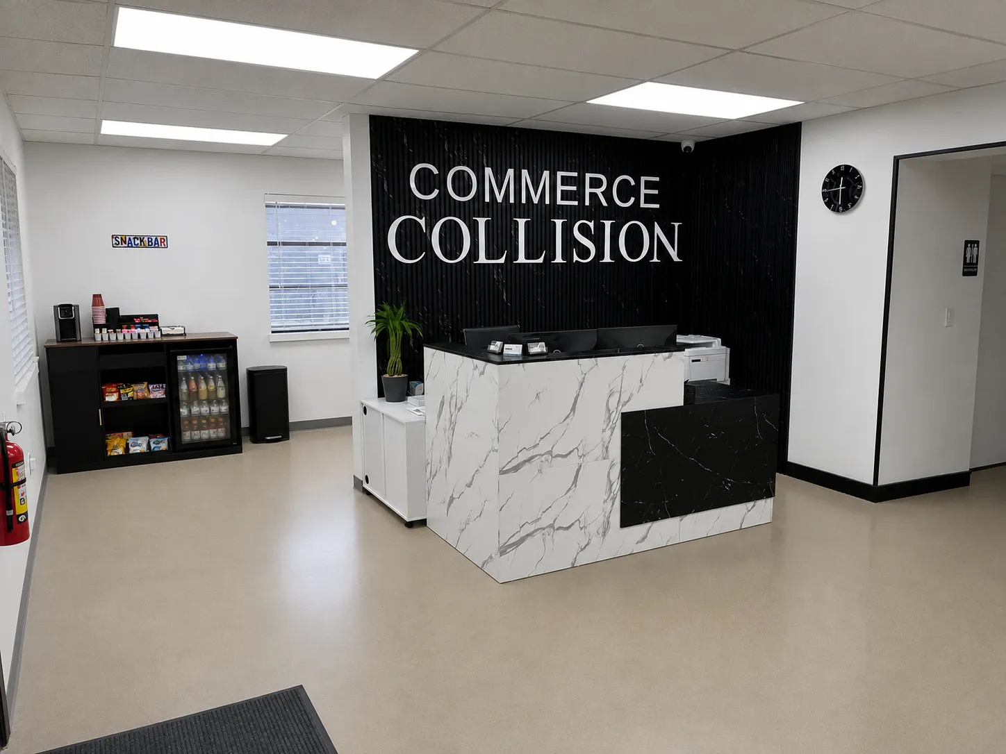 Commerce Collision waiting room reception